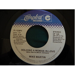 Mike Martin (26) Holding A Woman In Love USED VINYL 7INCH 45 RPM PROMO STEREO