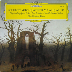 Franz Schubert / Elly Ameling / Janet Baker / Peter Schreier / Dietrich Fischer-Dieskau / Gerald Moore Vokalquartette • Vocal Quartets Vinyl LP USED