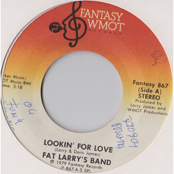 Fat Larry's Band Lookin' For Love Vinyl 7" USED