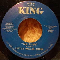 Little Willie John Talk To Me / Let Them Talk Vinyl 7" USED