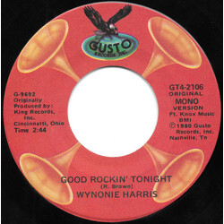 Wynonie Harris Good Rockin' Tonight / Shake That Thing USED VINYL 7INCH 45 RPM MONO REISSUE