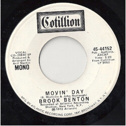 Brook Benton Movin' Day USED VINYL 7INCH 45 RPM PROMO STEREO MONO