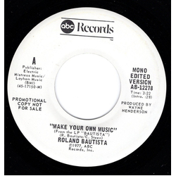 Roland Bautista Make Your Own Music Vinyl 7" USED