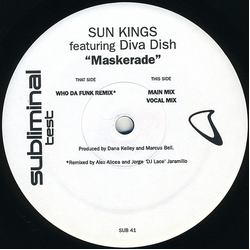 Sun Kings / Diva Dish Maskerade Vinyl 12" USED