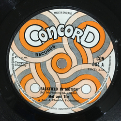 Mel & Tim Backfield In Motion / Do Right Baby Vinyl 7" USED