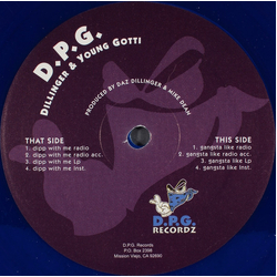 D.P.G. (2) Dillinger & Young Gotti Vinyl 12" USED