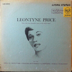 Leontyne Price Arias From Aïda • Il Trovatore • Madama Butterfly • La Rondine • Tosca • Turandot Vinyl LP USED