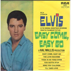 Elvis Presley Easy Come, Easy Go Vinyl 7" USED
