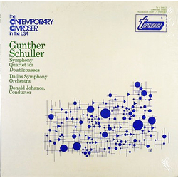 Gunther Schuller / Dallas Symphony Orchestra / Donald Johanos Symphony / Quartet For Doublebasses Vinyl LP USED