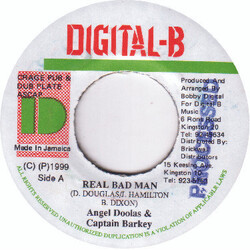 Angel Doolas / Captain Barkey Real Bad Man USED VINYL 7INCH 45 RPM