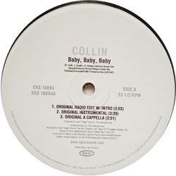 Collin (7) Baby, Baby, Baby USED VINYL 12INCH