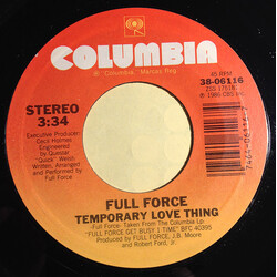 Full Force Temporary Love Thing USED VINYL 7INCH 45 RPM SINGLE