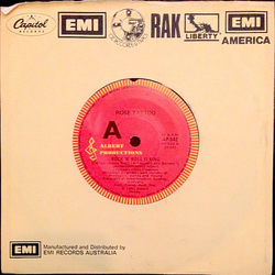Rose Tattoo Rock 'N' Roll Is King Vinyl 7" USED