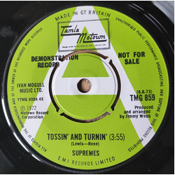 The Supremes Tossin' And Turnin' / Oh Be My Love Vinyl 7" USED