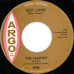 The Jazztet / Art Farmer / Benny Golson Easy Living / Serenata USED VINYL 7INCH 45 RPM SINGLE