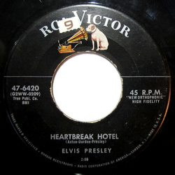 Elvis Presley Heartbreak Hotel / I Was The One Vinyl 7" USED