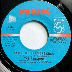 The Four Seasons Watch The Flowers Grow Vinyl 7" USED