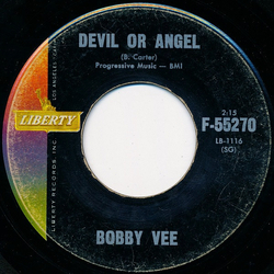 Bobby Vee Devil Or Angel / Since I Met You Baby Vinyl 7" USED