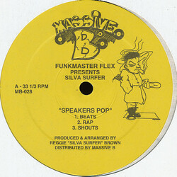 Funkmaster Flex / Silva Sir-Fa Speakers Pop / Clap Yo Hands / Get On Up USED VINYL 12INCH 33 S RPM