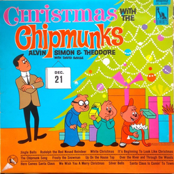 The Chipmunks Christmas With The Chipmunks Vinyl LP USED