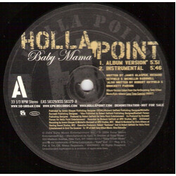 Holla Point Baby Mama USED VINYL 12INCH 33 S RPM PROMO STEREO
