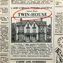 Larry Coryell / Philip Catherine Twin-House Vinyl LP USED