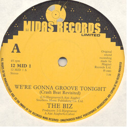 The Biz We're Gonna Groove Tonight USED VINYL 12INCH 45 RPM