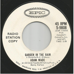Adam Wade (2) Garden In The Rain Vinyl 7" USED
