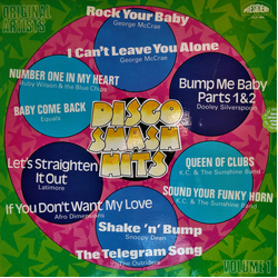 Various Disco Smash Hits Volume 1 Vinyl LP USED