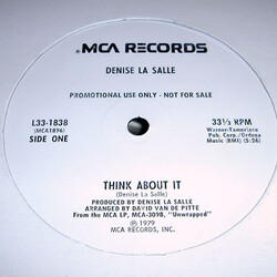 Denise LaSalle Think About It / Medley USED VINYL 12INCH 33 S RPM PROMO