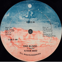 Junior Reid One Blood / Married Life Vinyl 12" USED