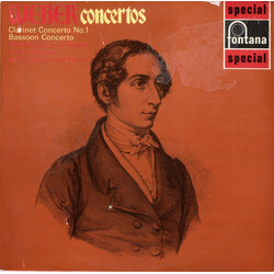 Carl Maria von Weber Concertos: Clarinet Concerto No.1 / Bassoon Concerto / Variations On A Theme From 'Silvana' For Clarinet And Piano Vinyl LP USED