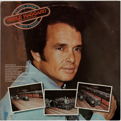 Merle Haggard / The Strangers US Jimmy Tittle My Love Affair With Trains Vinyl LP USED