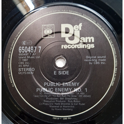 Public Enemy Public Enemy No. 1 / Timebomb Vinyl 7" USED