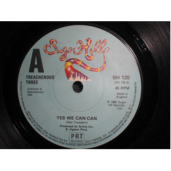 Treacherous Three Yes We Can-Can Vinyl 7" USED