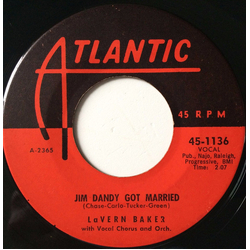 LaVern Baker Jim Dandy Got Married / The Game Of Love (A-One And A-Two) Vinyl 7" USED