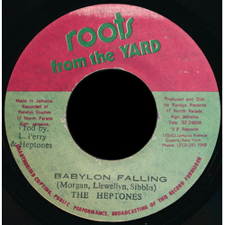 The Heptones Babylon Falling Vinyl 7" USED
