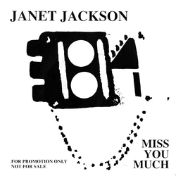 Janet Jackson Miss You Much Vinyl 7" USED