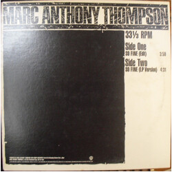 Marc Anthony Thompson So Fine USED VINYL 12INCH PROMO 33 S RPM
