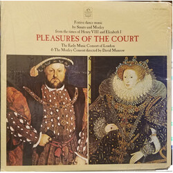 Tielman Susato / Thomas Morley / The Early Music Consort Of London / The Morley Consort / David Munrow Pleasures Of The Court Vinyl LP USED