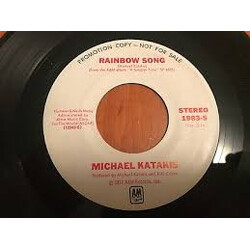 Michael Katakis Rainbow Song USED VINYL 7INCH 45 RPM PROMO STEREO MONO