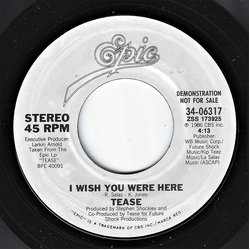 Tease I Wish You Were Here Vinyl 7" USED