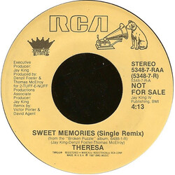 Theresa Sweet Memories USED VINYL 7INCH 45 RPM PROMO
