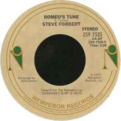 Steve Forbert Romeo's Tune VINYL 7" USED