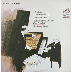 Ludwig van Beethoven / Arthur Rubinstein / Boston Symphony Orchestra / Erich Leinsdorf Beethoven Piano Concerto No. 3 Vinyl LP USED