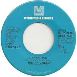 Indian Creek Fannie Mae USED VINYL 7INCH 45 RPM SINGLE PROMO STEREO MONO