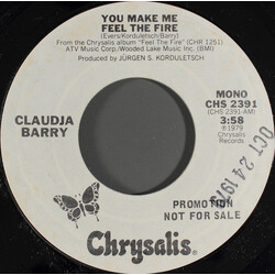 Claudja Barry You Make Me Feel The Fire USED VINYL 7INCH 45 RPM PROMO STEREO MONO