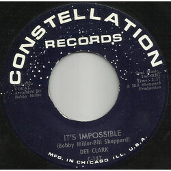 Dee Clark It's Impossible USED VINYL 7INCH 45 RPM SINGLE