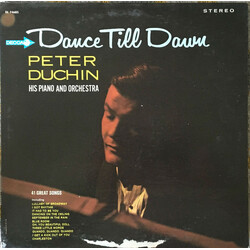 Peter Duchin, His Piano And Orchestra Dance Till Dawn Vinyl LP USED