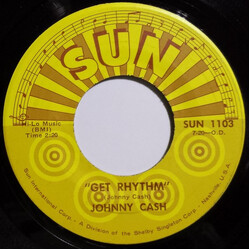 Johnny Cash Get Rhythm / Hey Porter USED VINYL 7INCH 45 RPM